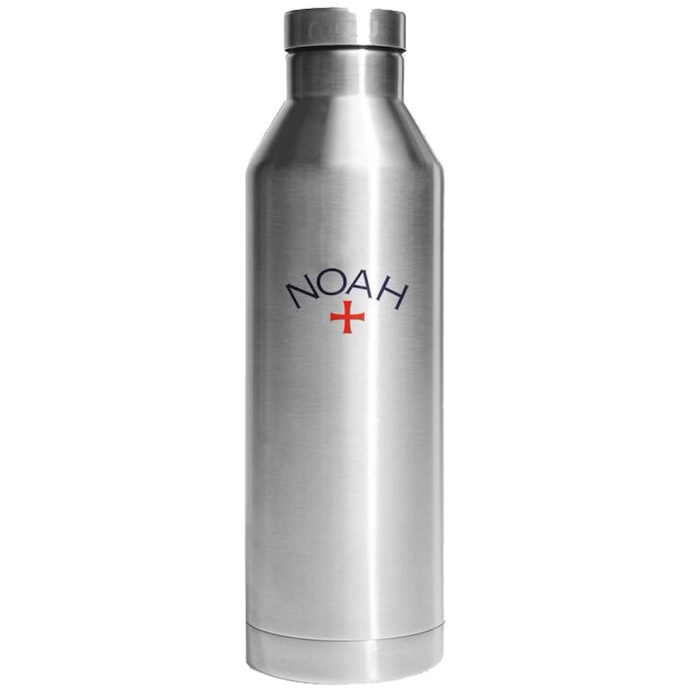 Noah Core Logo Mizu Silver Stainless Steel Water Bottle